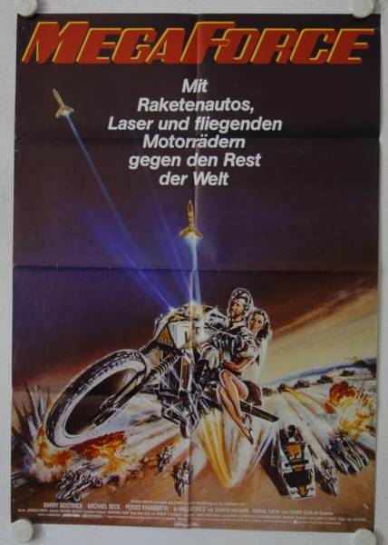 Megaforce original release german movie poster